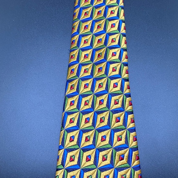 Paul Fredrick Mens Dress Tie 100% Silk Made in Italy 🇮🇹 - Picture 7 of 11